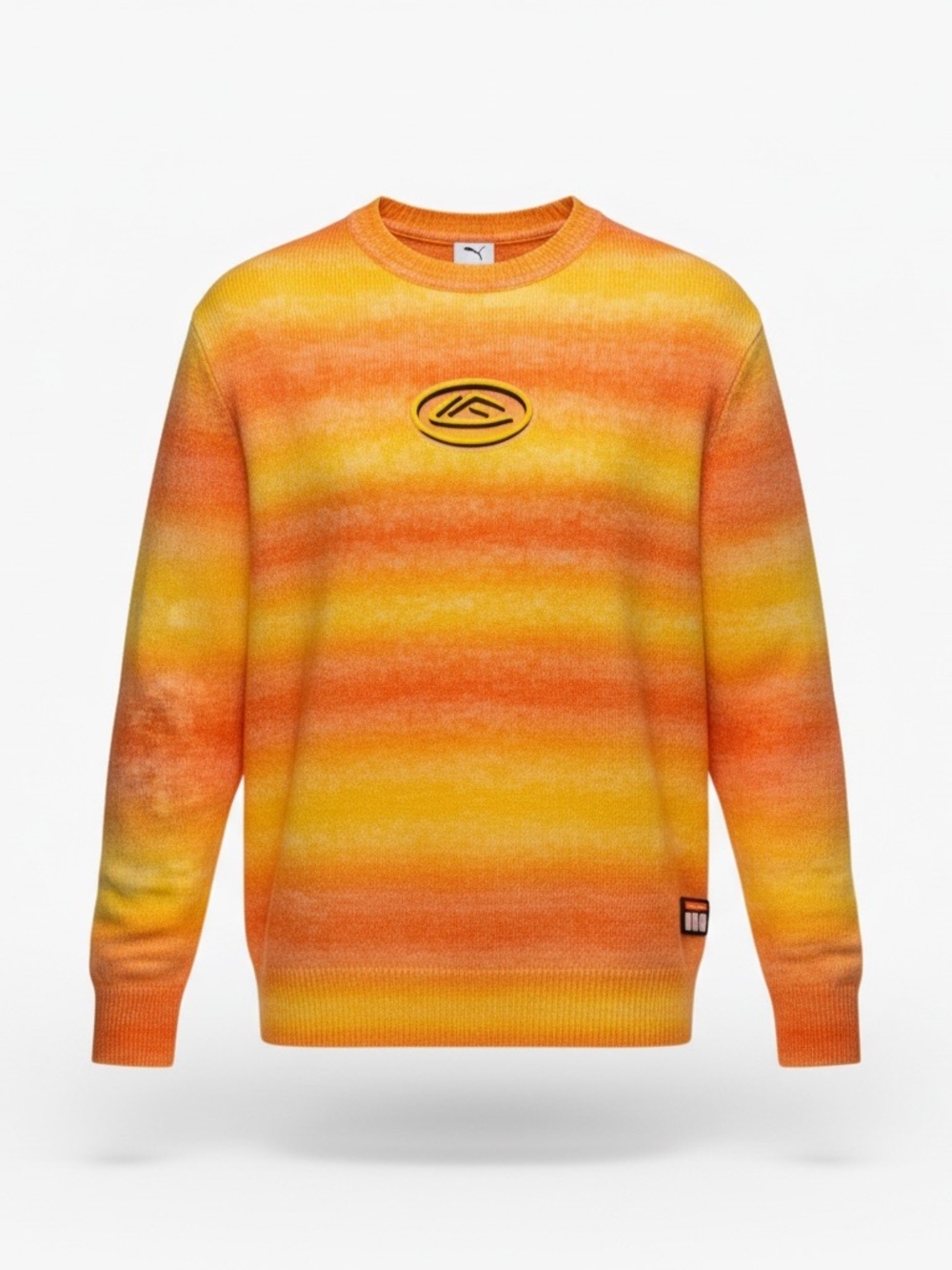 Puma Orange and Yellow Gradient Crewneck Sweater - Picture 2 of 14